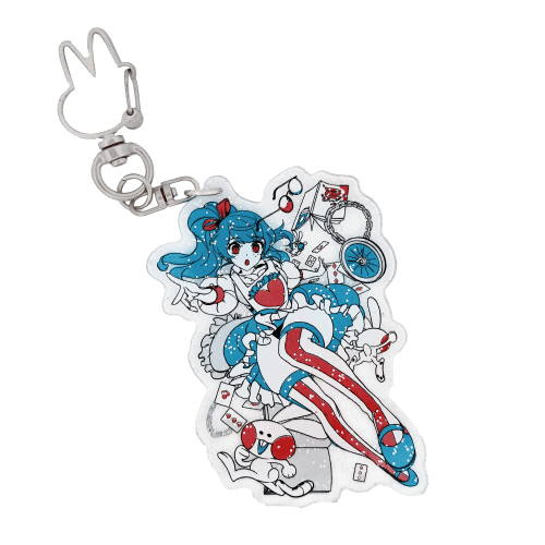 alice in waifuland keychain