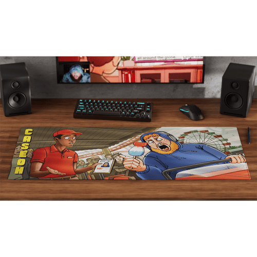 caseohs nuclear bombsicle mousepad desk topdown