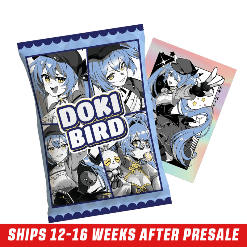 dokibird sticker pack example ships in