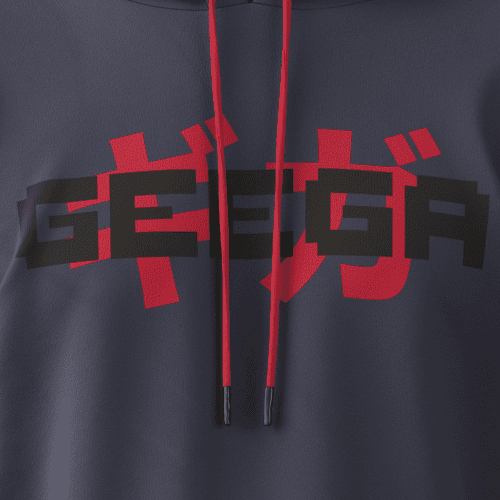 geega hoodie front graphic