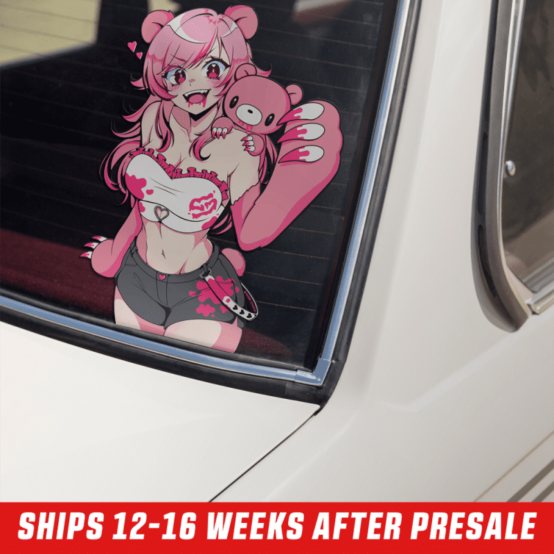 gloomy bear vinyl decal car ships in